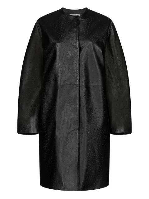 Yari single-breasted collarless coat by LOULOU DE SAISON