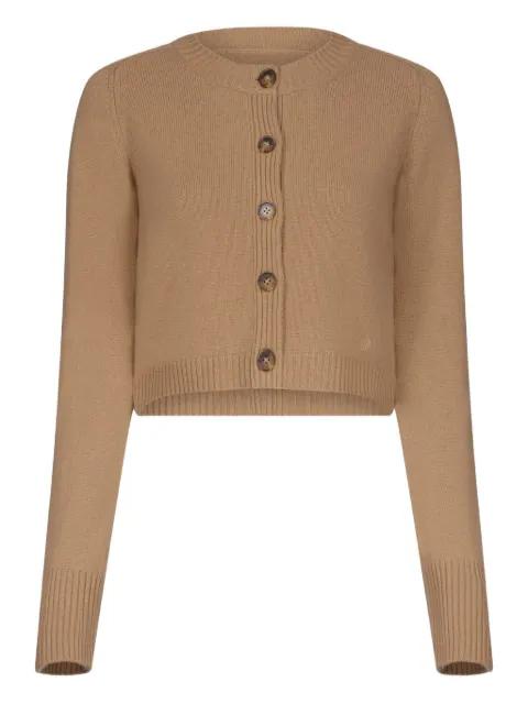 Zephir Lds button ribbed cardigan by LOULOU DE SAISON
