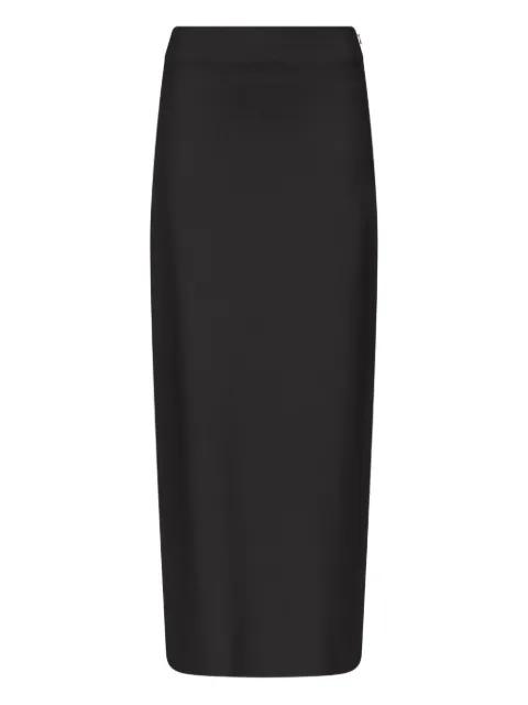 back-vent long straight skirt by LOULOU DE SAISON