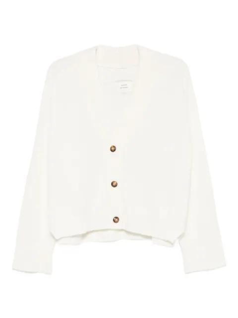 button-fastening ribbed cardigan by LOULOU DE SAISON