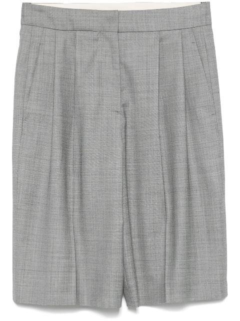 check-pattern shorts by LOULOU DE SAISON