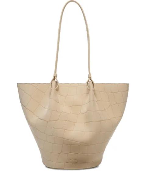 circular textured shoulder bag by LOULOU DE SAISON
