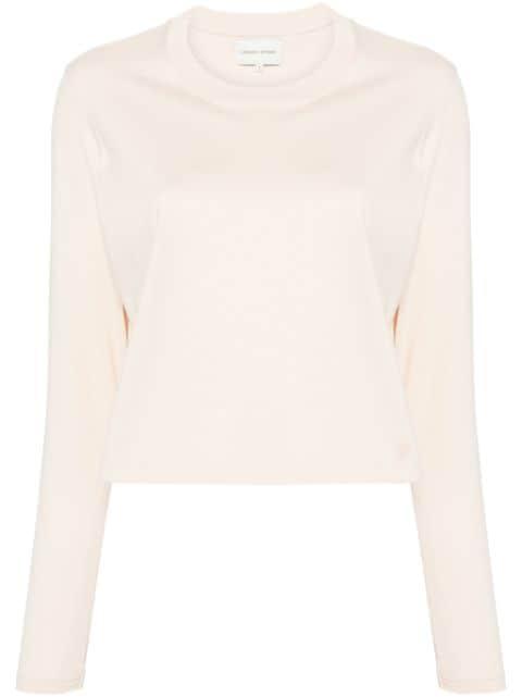 crew-neck cotton T-shirt by LOULOU DE SAISON