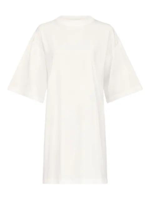 crew-neck drop-shoulder T-shirt by LOULOU DE SAISON