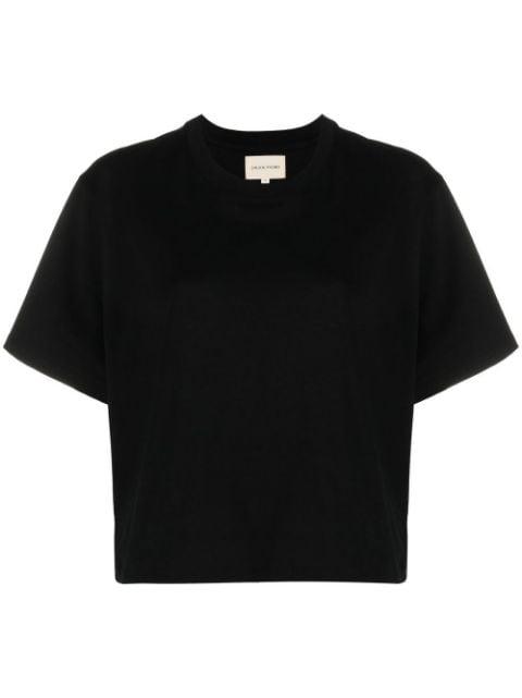 crew-neck straight-hem T-shirt by LOULOU DE SAISON