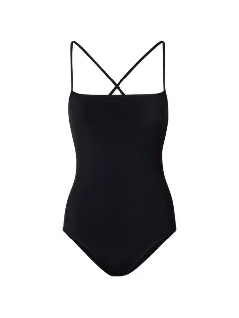 criss-crossing straps swimsuit by LOULOU DE SAISON