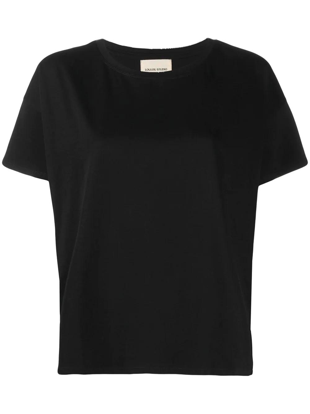 embroidered logo T-shirt by LOULOU DE SAISON