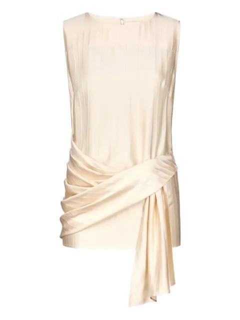 fonda striped draped top by LOULOU DE SAISON