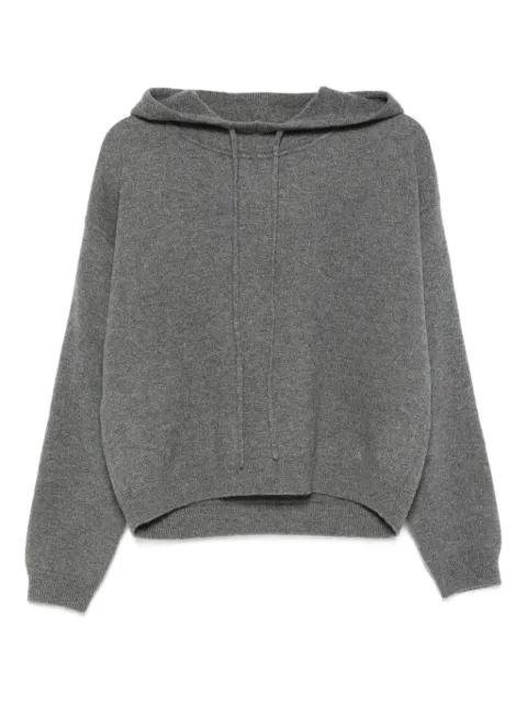 hoodied cashmere sweater by LOULOU DE SAISON
