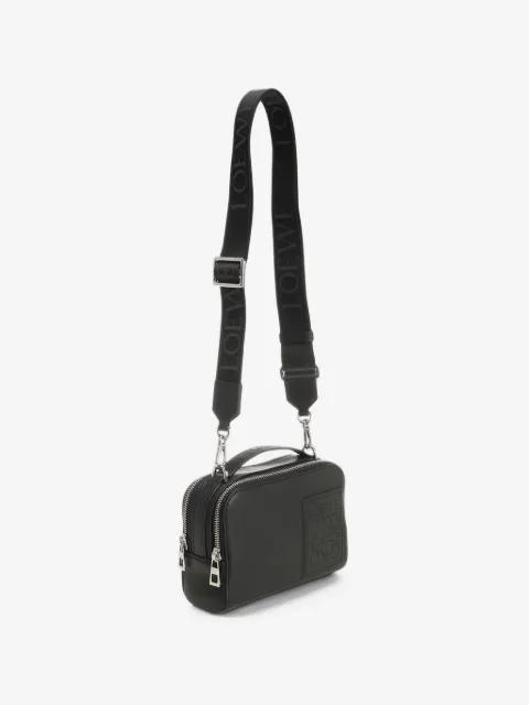 logo-patch clutch bag by LOULOU DE SAISON