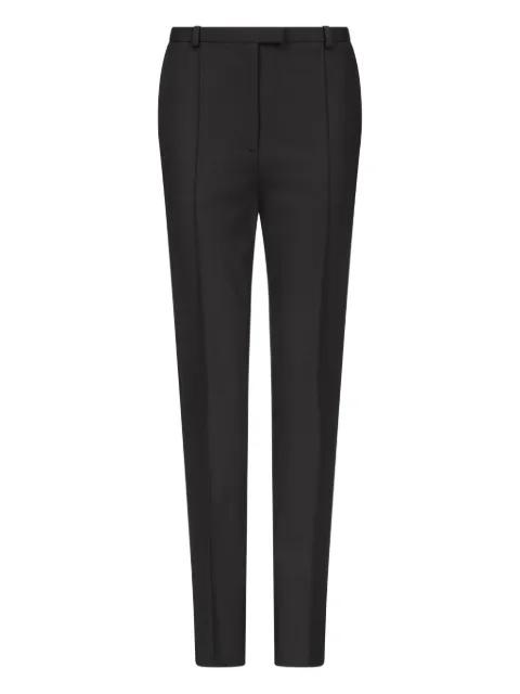 pleat-detail straight trousers by LOULOU DE SAISON