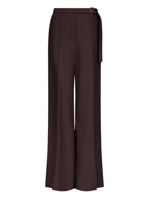 pleated buckle-fastening trousers by LOULOU DE SAISON