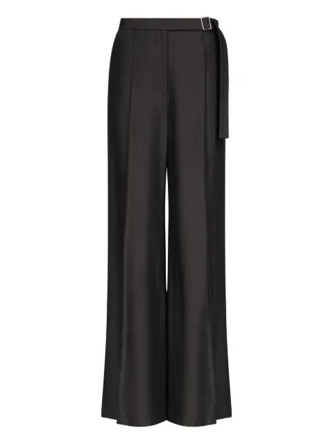 pleated buckle-fastening trousers by LOULOU DE SAISON