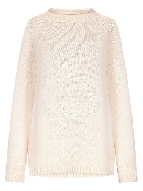 raglan-sleeve ribbed sweater by LOULOU DE SAISON