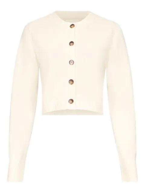 ribbed cashmere cardigan by LOULOU DE SAISON