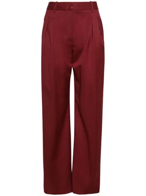 silk high-waisted trousers by LOULOU DE SAISON