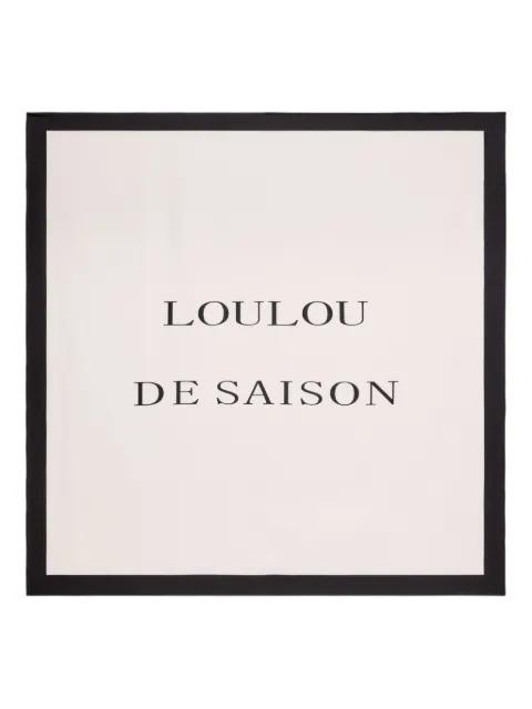 square-shape scarf by LOULOU DE SAISON
