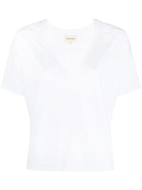 v-neck boxy T-shirt by LOULOU DE SAISON