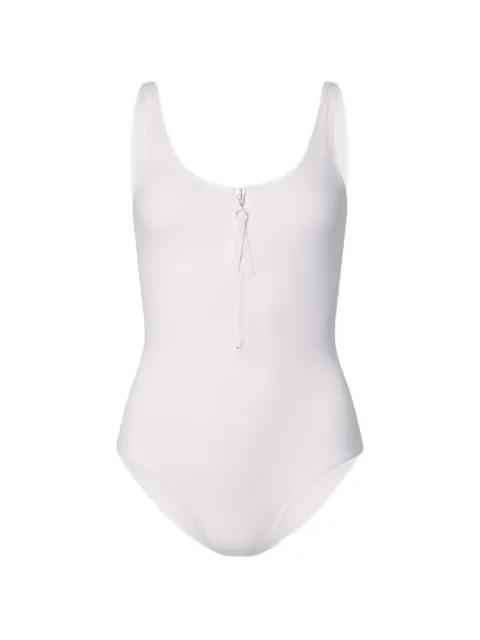 zip-fastening swimsuit by LOULOU DE SAISON