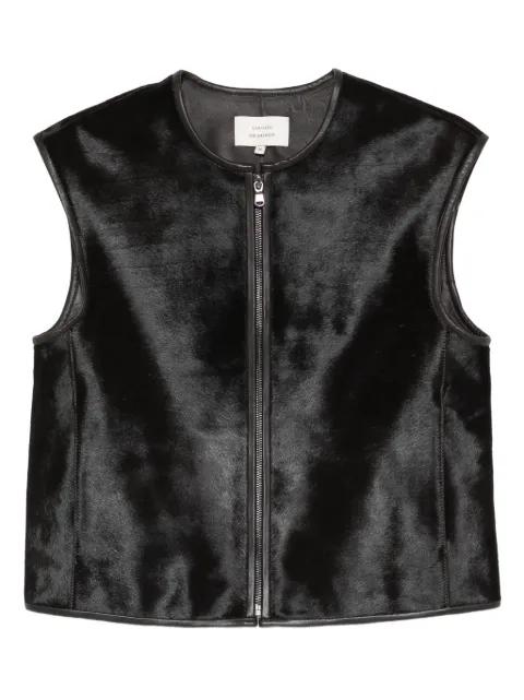 zip-up gilet by LOULOU DE SAISON