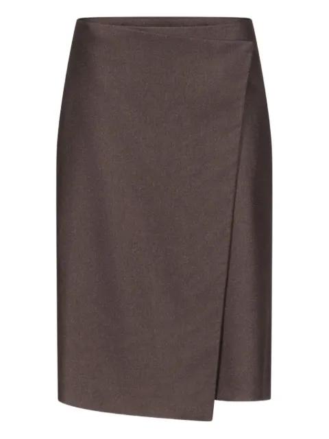 Jil wrap midi skirt by LOULOU