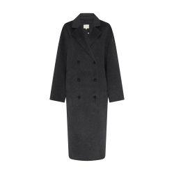 Borneo wool and cashmere coat by LOULOU STUDIO