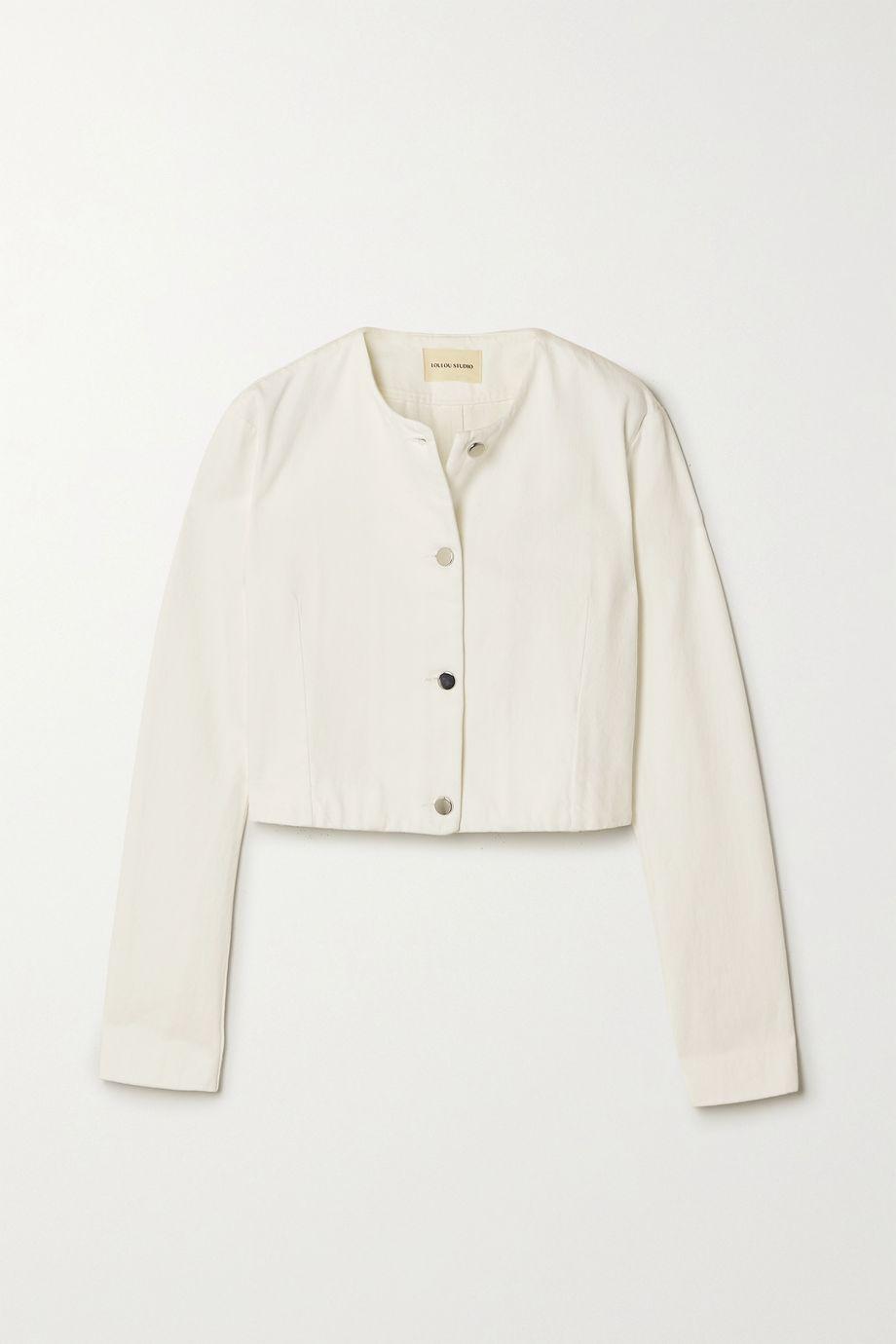 Haro organic denim jacket by LOULOU STUDIO