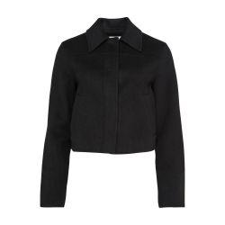 Zhanna wool short boxy coat by LOULOU STUDIO