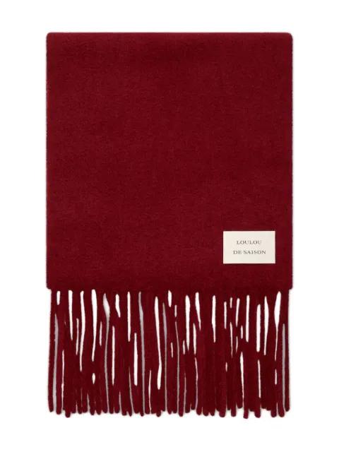 Santo fringed-edge scarf by LOULOU