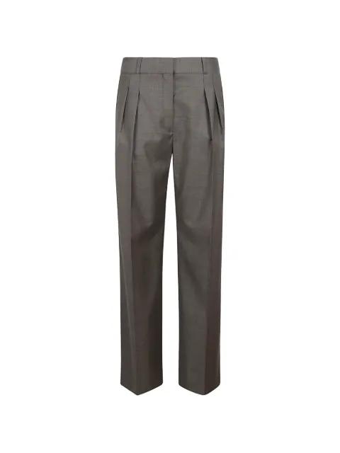 Sbiru pleated straight-leg trousers by LOULOU