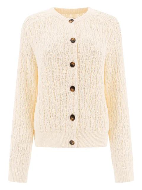 Sean textured button cardigan by LOULOU