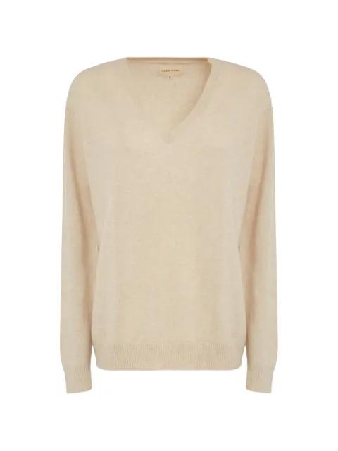 V-neck cashmere sweater by LOULOU