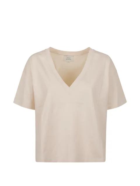 V-neck short-sleeve T-shirt by LOULOU