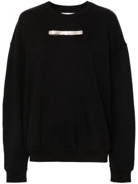 bow-embellished sweatshirt by LOULOU