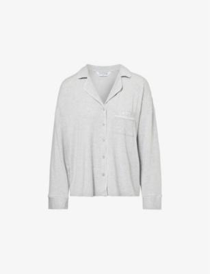 Contrast-Piping Brand-Patch Modal-Jersey Pyjama Shirt by LOUNGE UNDERWEAR