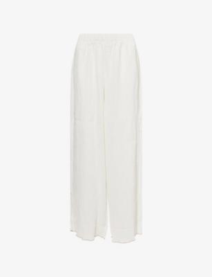 Crinkle Wide-leg Woven Pyjama Trousers by LOUNGE UNDERWEAR