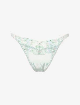 Mira G-String Floral Lace Thong by LOUNGE UNDERWEAR