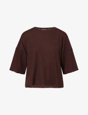 Soft Waffle Relaxed-Fit Woven Pyjama Top by LOUNGE UNDERWEAR