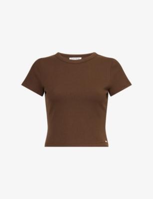 Waffle Baby Round-Neck Stretch-Woven T-Shirt by LOUNGE UNDERWEAR