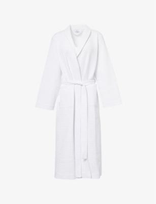Waffle Texture Cotton-Blend Dressing Gown by LOUNGE UNDERWEAR