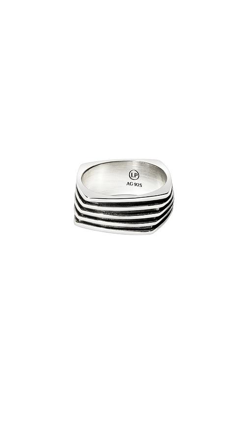 LOUPN Level Up Ring in Metallic Silver by LOUPN