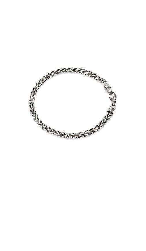 LOUPN Spiga Chain Bracelet in Metallic Silver by LOUPN