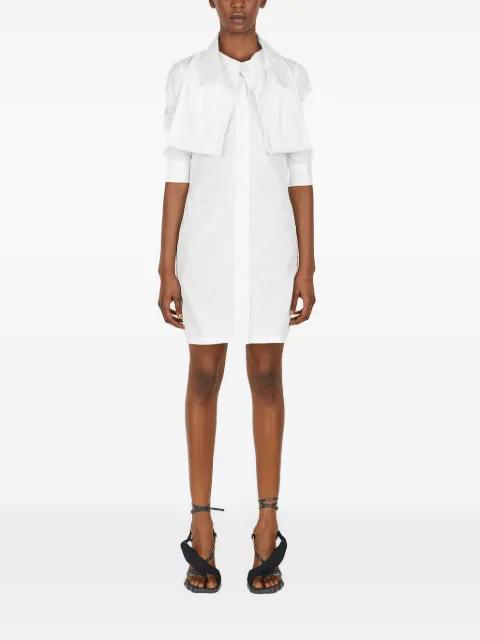 collar shift dress by LOURDES