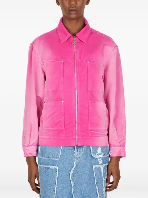 zip-front long-sleeves jacket by LOURDES