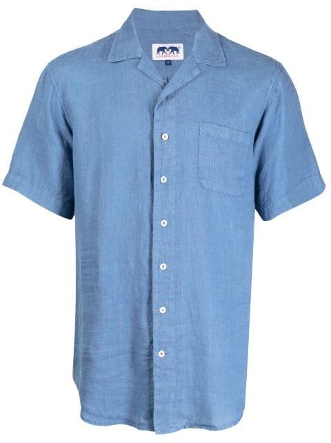 chest-pocket linen shirt by LOVE BRAND&CO.