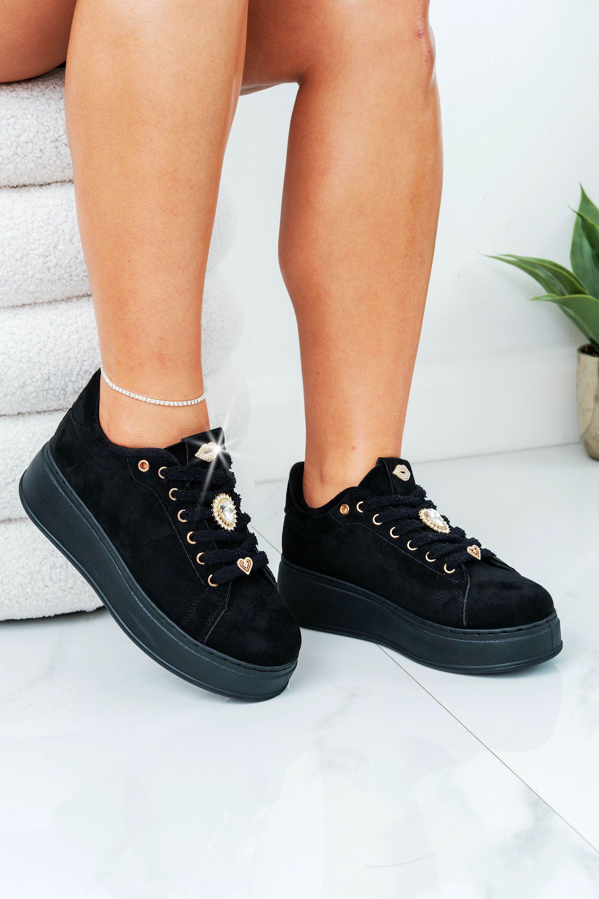 Crystal Charm Storm Trainers by LOVE LEMONADE