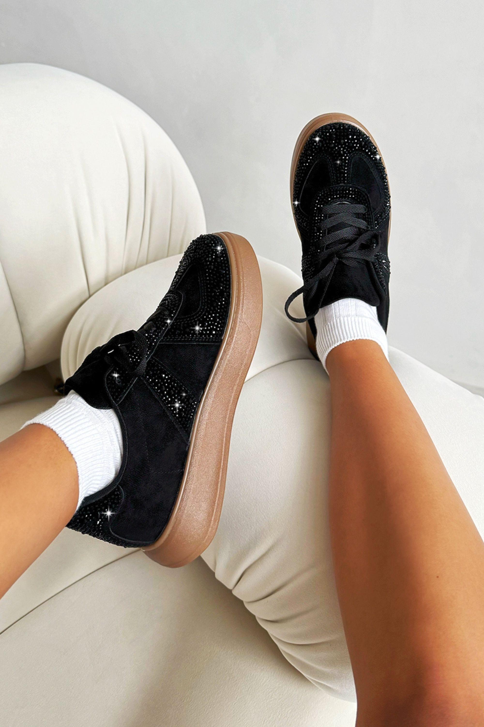 Crystal Sprinkle Dash Trainers by LOVE LEMONADE