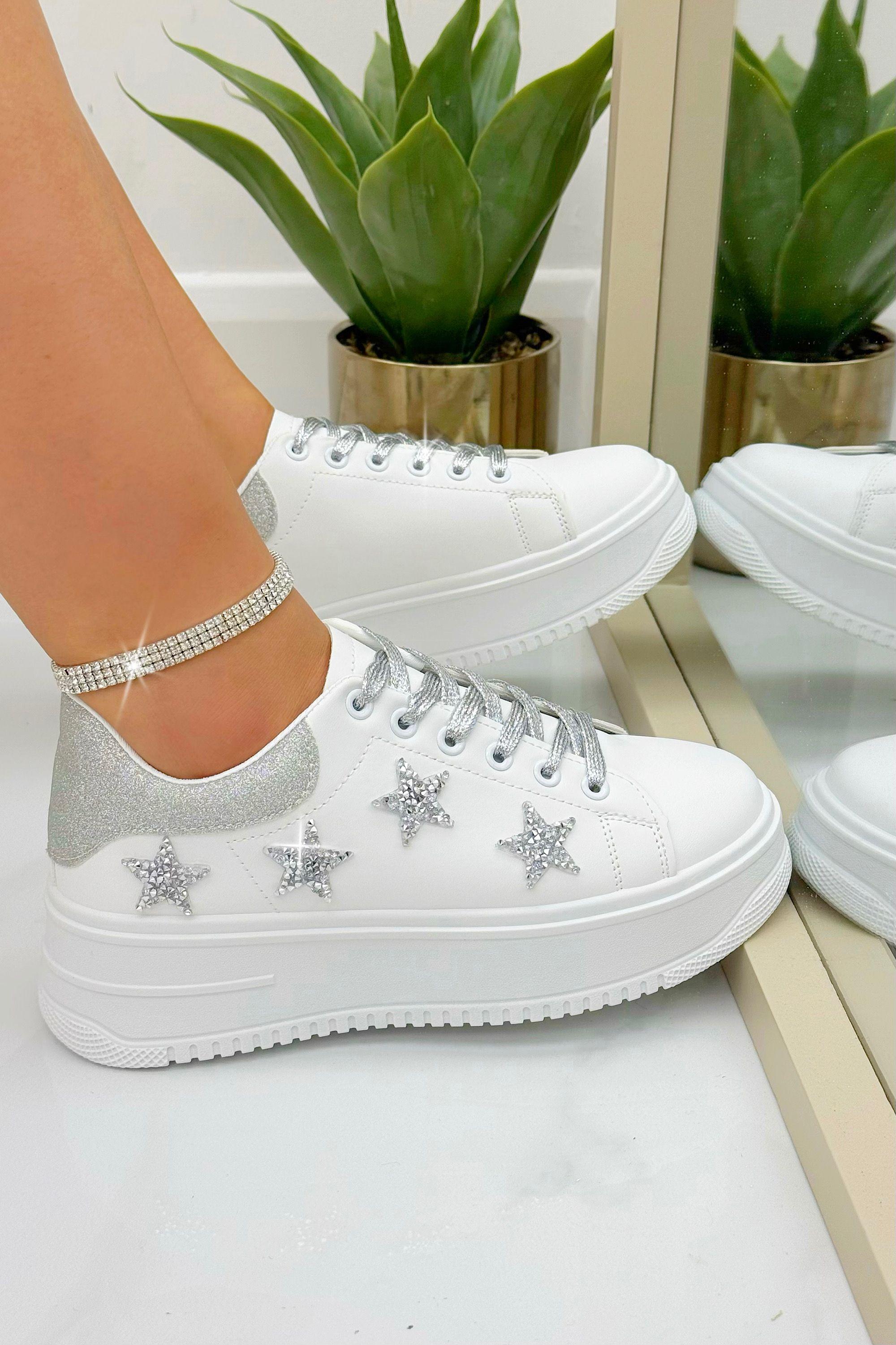 Crystal Stardust Chunky Trainers Limited Edition by LOVE LEMONADE