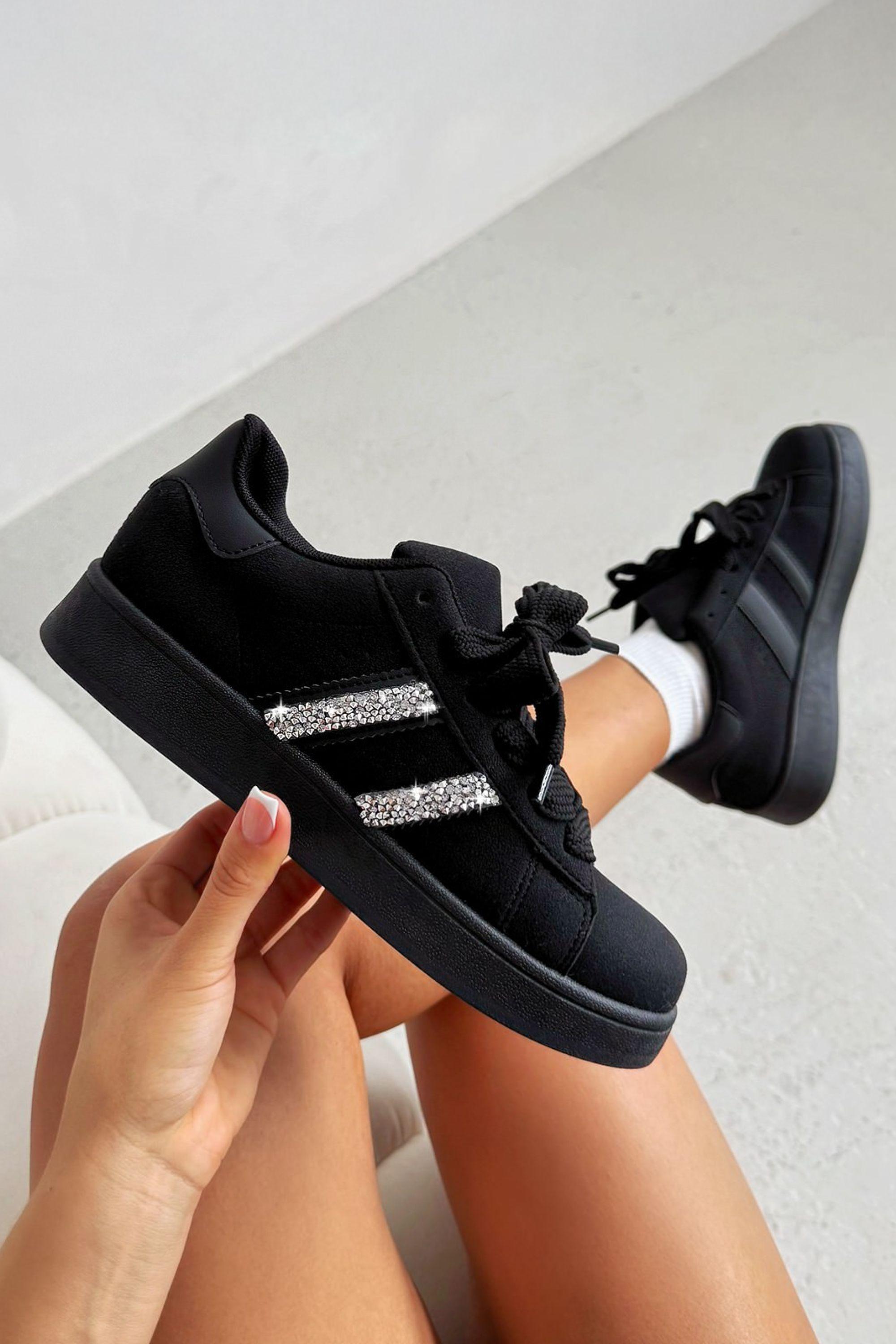 Crystal Stripe Trainers Exclusive Edition by LOVE LEMONADE