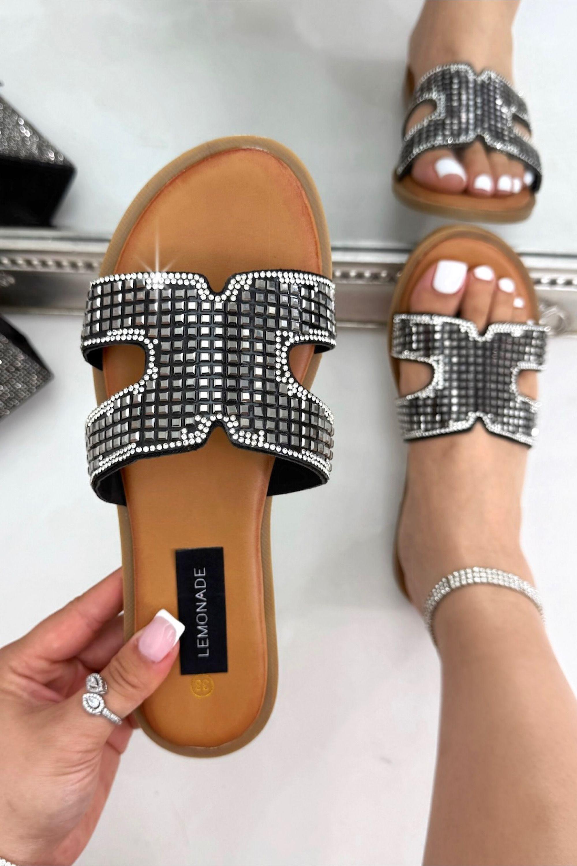 Sparkle Glow Halo Cut-Out Sliders by LOVE LEMONADE